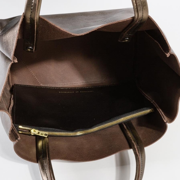 Ampersand as Apostrophe Half Tote - Sunset Metallic Leather - Picture 7 of 9